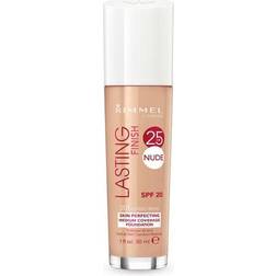 Rimmel Lasting Finish 25h Nude Foundation 010 Light Porcelain 30ml