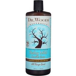Dr. Woods Naturally Castile Soap Baby Mild Unscented 946ml
