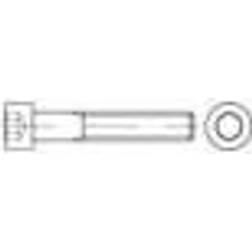 Toolcraft 116864 Cylinderskruer M10 14 mm Indvendig sekskant DIN 912 Stål Galvaniseret 200