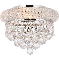 Elegant Royal Cut Ceiling Flush Light 3.9"