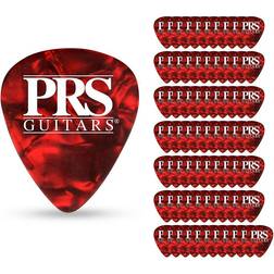 PRS Red Tortoise Celluloid Guitar Picks Heavy 72 Pack