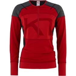 Kari Traa Stil Half Zip Baselayer - Recycled Heart Red