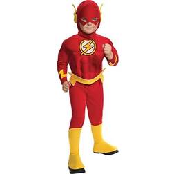 Rubies DC Comics Deluxe Muscle Chest The Flash Kids Costume