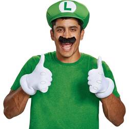 Nintendo Super Mario Bros. Luigi Accessory Costume Kit for Adults Luigi Costumes