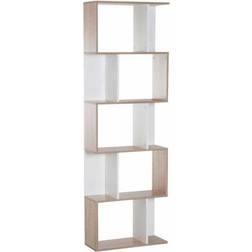 Homcom S Shape Unit Book Shelf 184.5cm