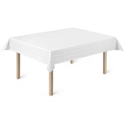 Juna Brick Damask Bordsduk Grå, Turkos, Vit (320x150cm)