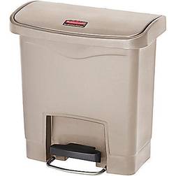 Rubbermaid Pedalspand Slim Jim 15 L Beige
