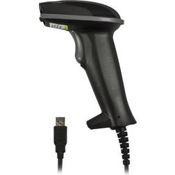 Renkforce LS6320E USB-Kit Autosense Barcode scanner Cablato 1D Laser Nero Scanner portatile USB