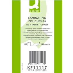 Q-CONNECT lamineringslommer klar A6