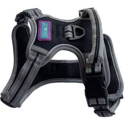 Dog & Co Sports Harness, Padded and Reflective, Black Small