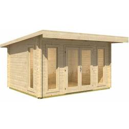 Lasita Maja Barbados 3-Log Cabin, Wooden Garden Room, Timber
