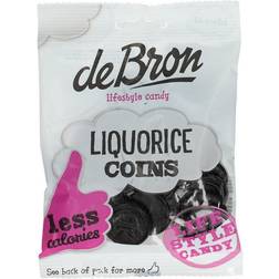 De Bron LESS CALORIES LIQUORICE COINS