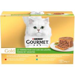 Gourmet Gold Paté 24 x 85 g Alimento Umido Per Gatti