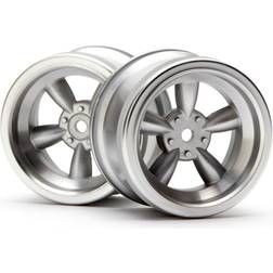 HPI Racing Vintage 5 Spoke Wheel 31mm Wide Mat Crm 6mm Offset