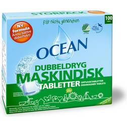 Ocean maskindisktabletter dubbeldryg 100-pack