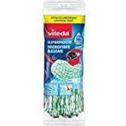 Vileda SuperMocio Fiocco Microfibre & Clean, Mopphuvud, Multifärg, Mikrofiber, 1