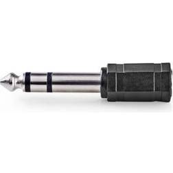 Nedis Stereo Adapter Hanstik Hunstik Nikkelplateret
