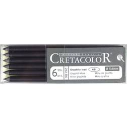 Cretacolor 5,6mm Grafitstift 6B 6-pack