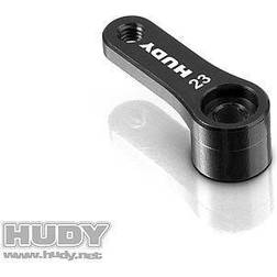 HUDY 293491 Servoarm Alu Enkel Offset 23T 1-Hål M3 KO/Sanwa, HUDY