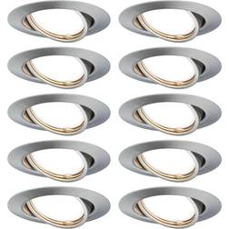 Paulmann 93399 LED Brushed Iron Ceiling Flush Light 9cm 10pcs