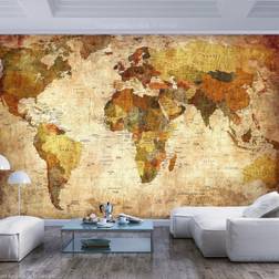 Artgeist Fototapet Old World Map 100x70