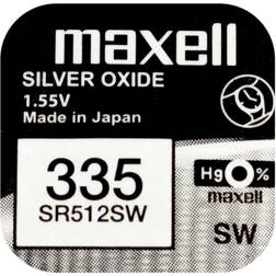 Maxell SR512SW silveroxidbatteri 335