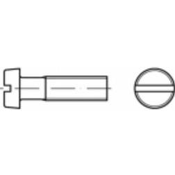 Toolcraft TO-5385492 Cylinderskruer M4 8 mm Kærv ISO 1207 2000 stk