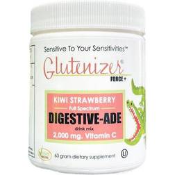 Sufficient-C Glutenizer Force Plus Digestive-Ade Drink Mix Kiwi Strawberry