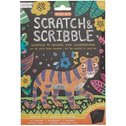 Ooly Scratch & Scribble Mini Sæt Jungle Fun OneSize Ooly Kreasæt