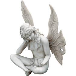 Design Toscano 10 in. H The Secret Garden Fairies Gazing Fairy