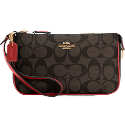 Coach Nolita 19 In Signature Canvas - Gold/Brown 1941 Red