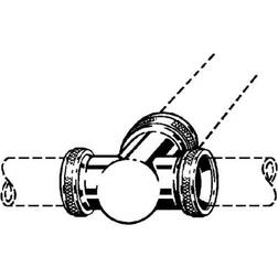 VIEGA 1.1/4 x 1.1/2" T-stykke