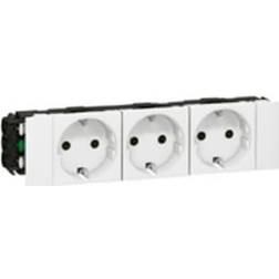 Legrand Stikkontakt&3 x schuko mj kan (10 stk)