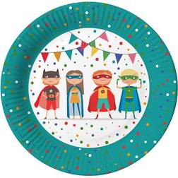 Papstar 10 Assiettes Super Héros Eco