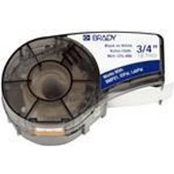 Brady Tape HVID/SORT 19,0MM nylon