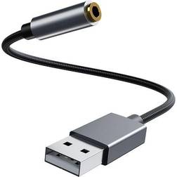 24.se USB A - 3.5 mm M-F 0.3m