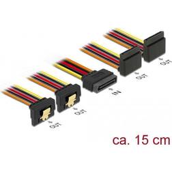 DeLock SATA splitter kabel 15-Pin hun han