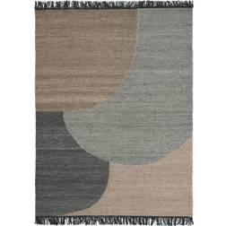 Linie Design Eik gulvtæppe 170x240 Cm Sort, Grå, Brun cm