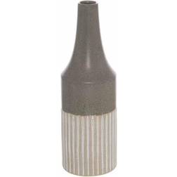 Hill Interiors Mason Collection Grey Ceramic Convex Vase