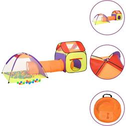 vidaXL Tenda Da Gioco Bambini 250 Palline Multicolore 338x123x111 Cm