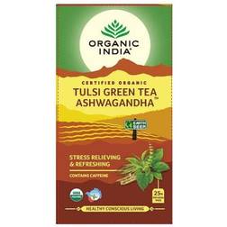 Organic India Tulsi Green Tea Ashwagandha 20pcs