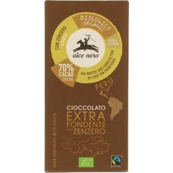 Tavoletta Di Cioccolato Fondente Bio Con Zenzero Dell'ecuador Fairtrade