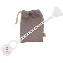 ASI Docktillbehör Napp m. Förvaringspåse Warm Grey One Size Docktillbehör