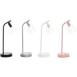 Dkd Home Decor Crystal Silver Black Bordslampa