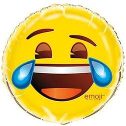 Unique Party Folieballon Emoji Laughing with Tears