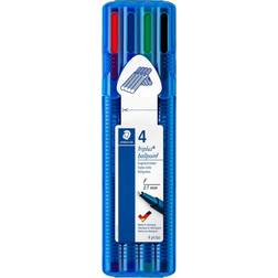 Staedtler Ballpoint Pen Triplus Ball F 4Pcs Sb