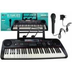 LEANToys Keyboard Organ 328-06 Microphone Power Supply Black