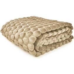 Ceannis Egg Pläd Filt Beige (170x130cm)