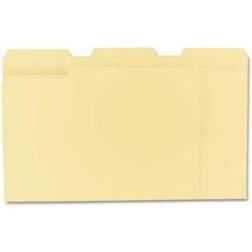 Universal 12113 File Folders- Cut Assorted- One-Ply Top Letter- Manila