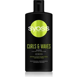 Syoss Schwarzkopf Curls & Waves Hair shampoo highlighting curls